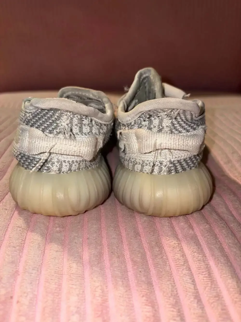 Adidas Yeezy Boost 350 V2 Infant/Toddler Static Grey Sneakers Size 8C